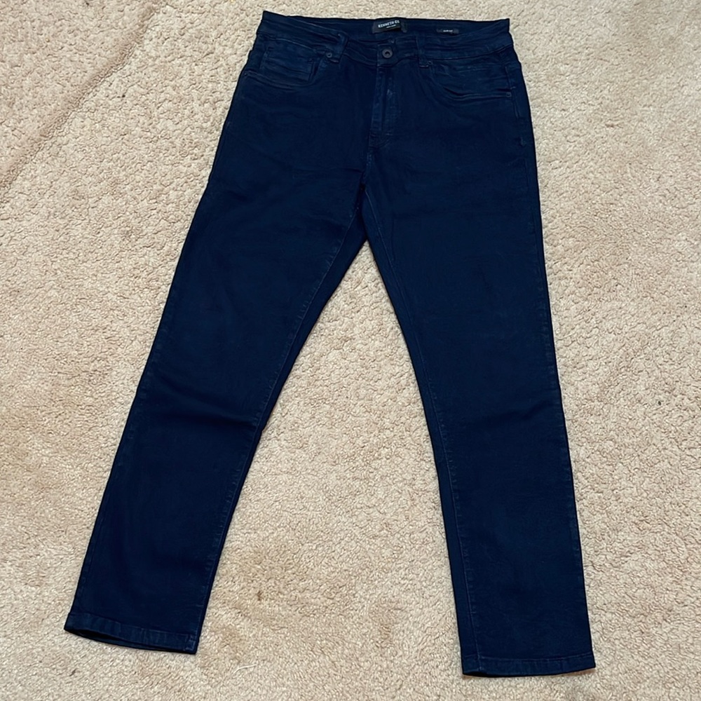 KENNETH COLE, Blue, slim fit, size 33waist and 30 length